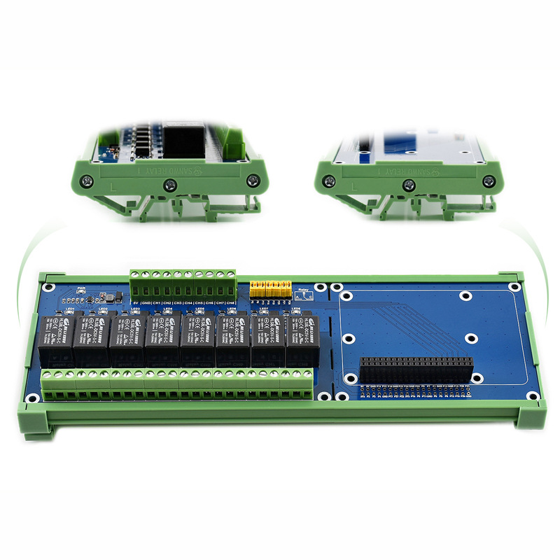Relay 8 Channel Board - Плата расширения с реле для Raspberry